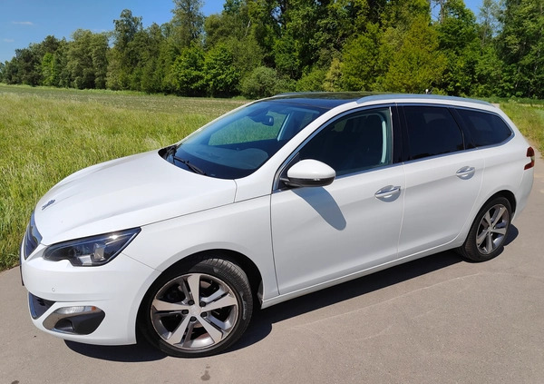 Peugeot 308 cena 38900 przebieg: 210547, rok produkcji 2015 z Szczucin małe 254